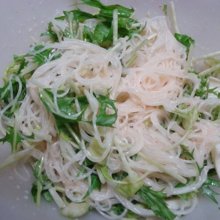 春雨水菜サラダ
